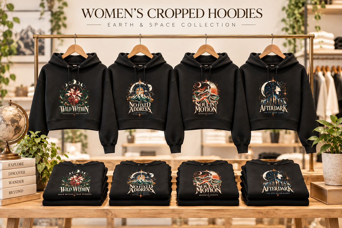 Womens Cropped hoodies