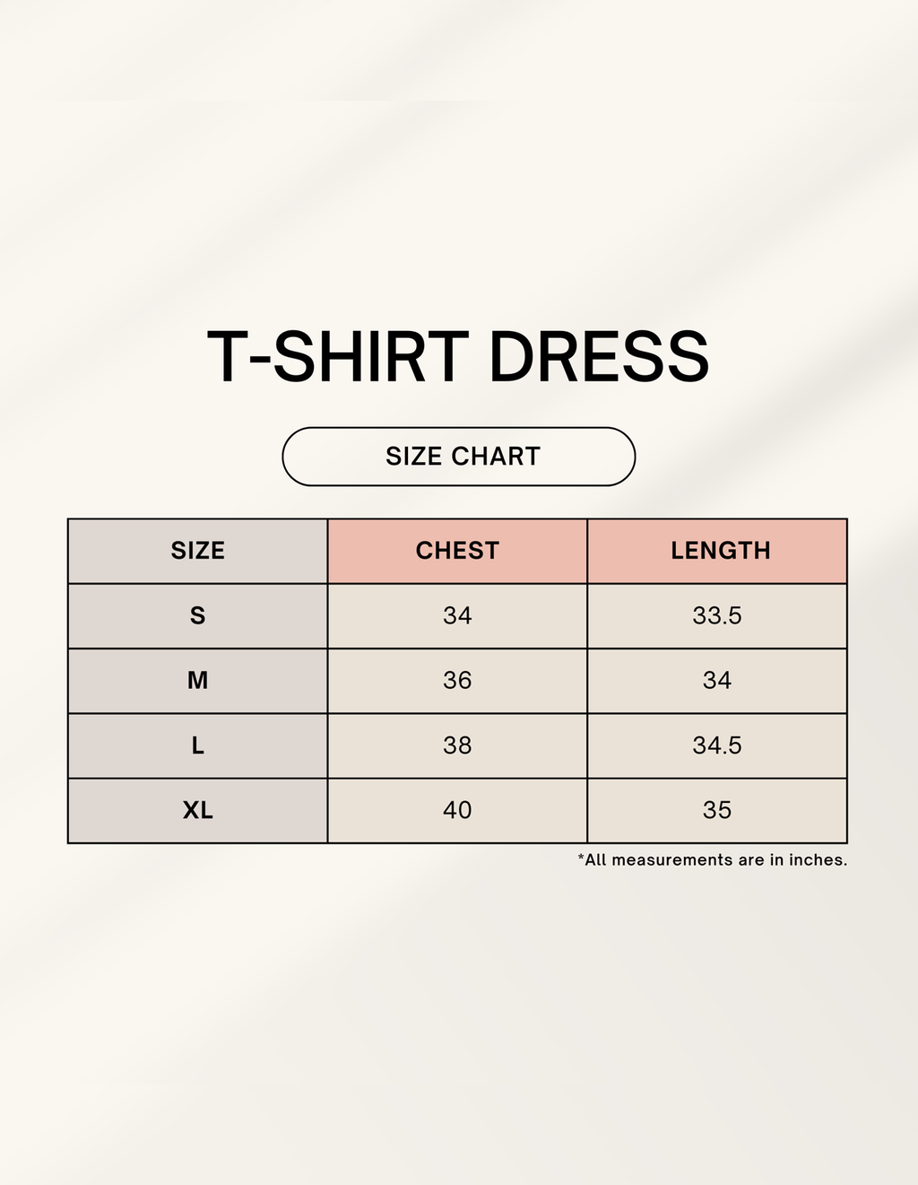 Color_Size Chart