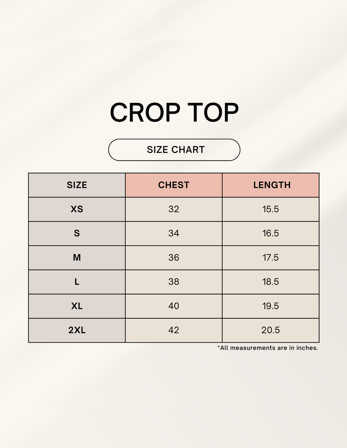 Color_Size Chart