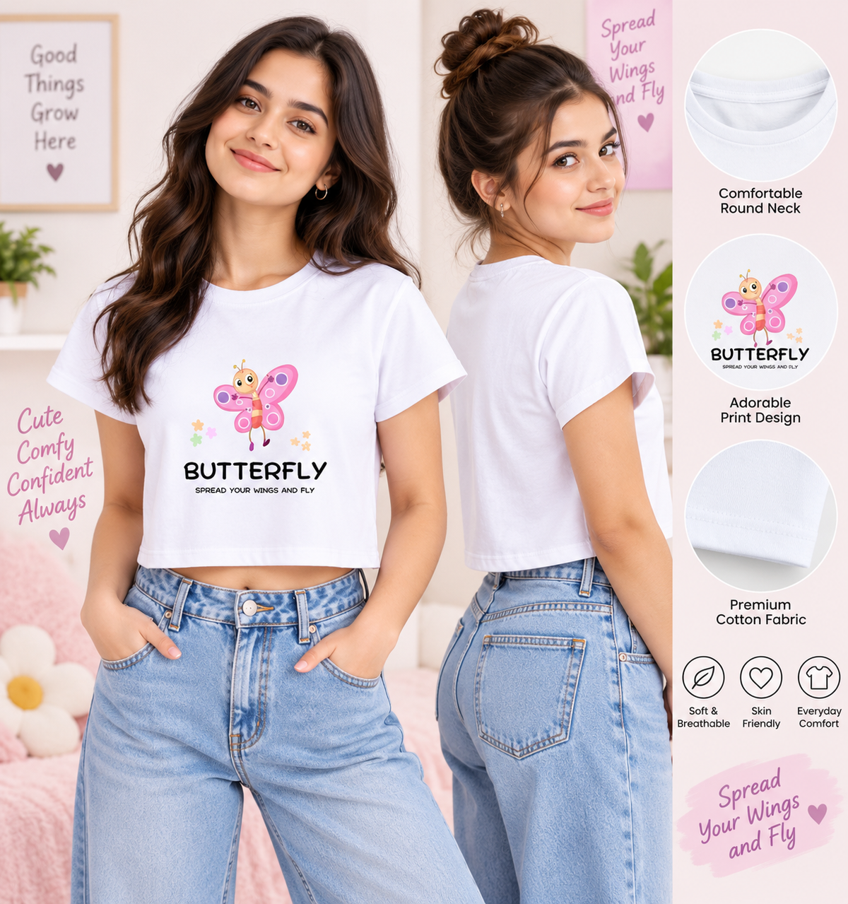 Butterfly cute baby Tee