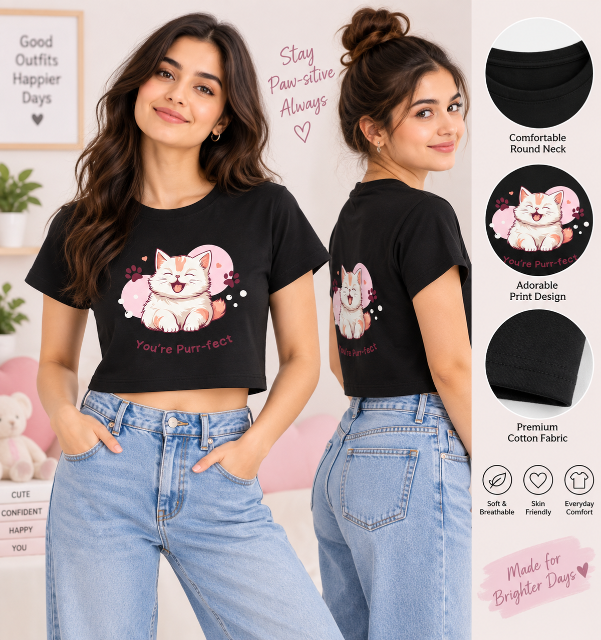 Cute Cat baby Tee
