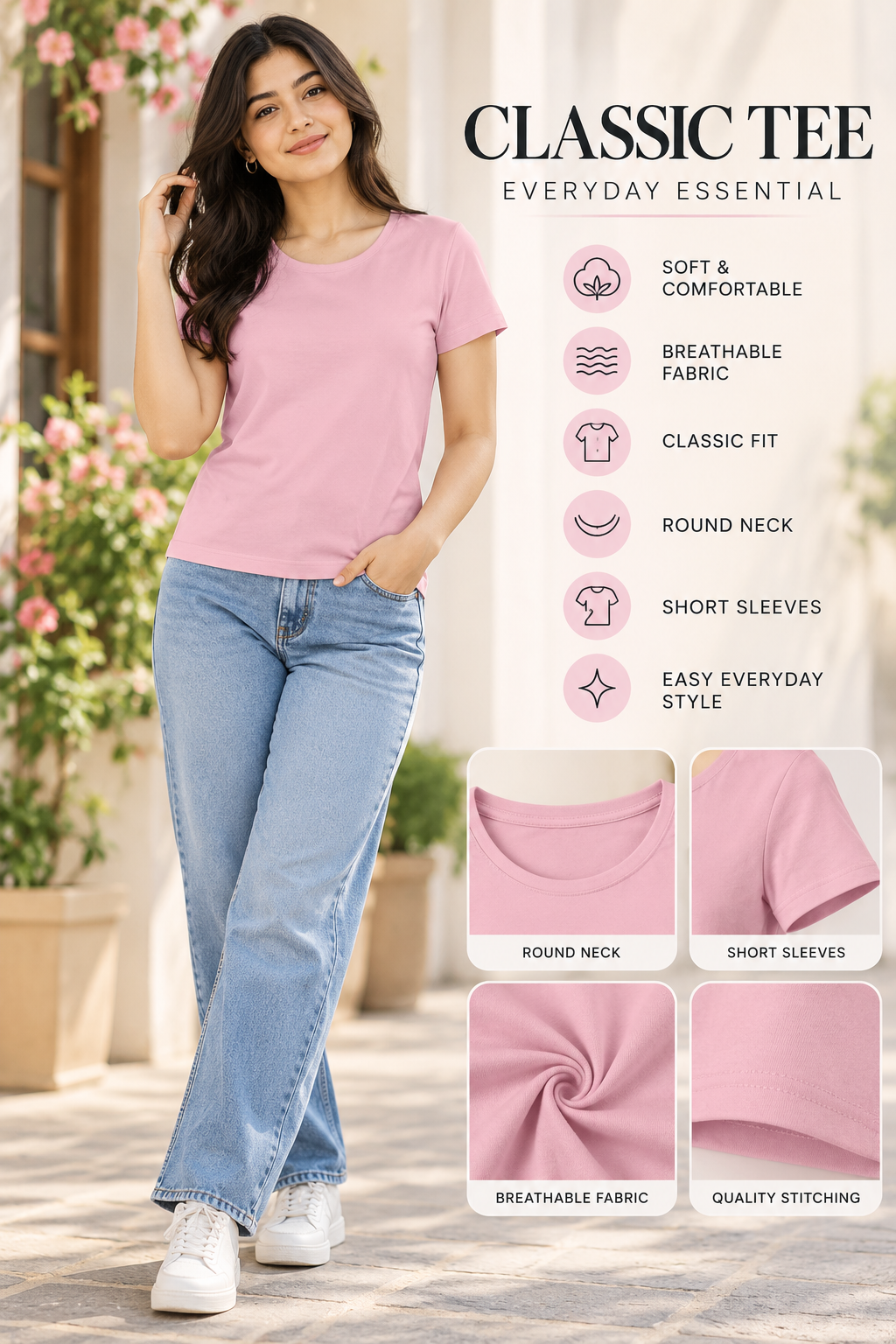 Classic plain Tee